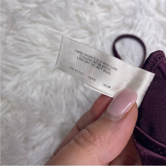 Vintage Victoria’s Secret Pink Heart Label Satin Unlined Underwire Bra 36B - Picture 4 of 4